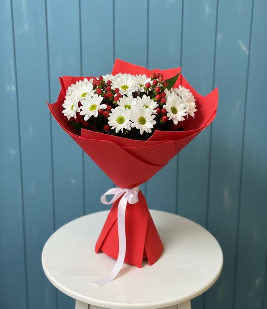 Букет цветов из: Хризантемы в Саввино