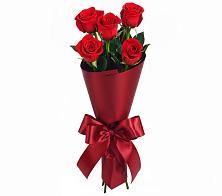 Букет 5 Красных роз Эдлесс Лав в Саввино