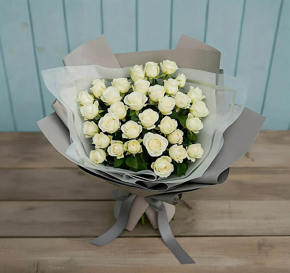 Букет Белоснежная нежность в Саввино
