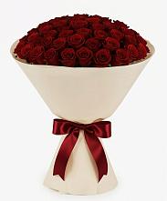 Букет 101 Бордовая роза Блэк Бакарра в Саввино