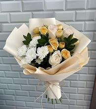 Букет цветов из:  Розы и Хризантемы в Саввино