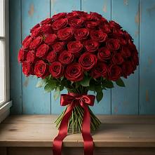 Букет Красные розы Блэк Меджик в Саввино