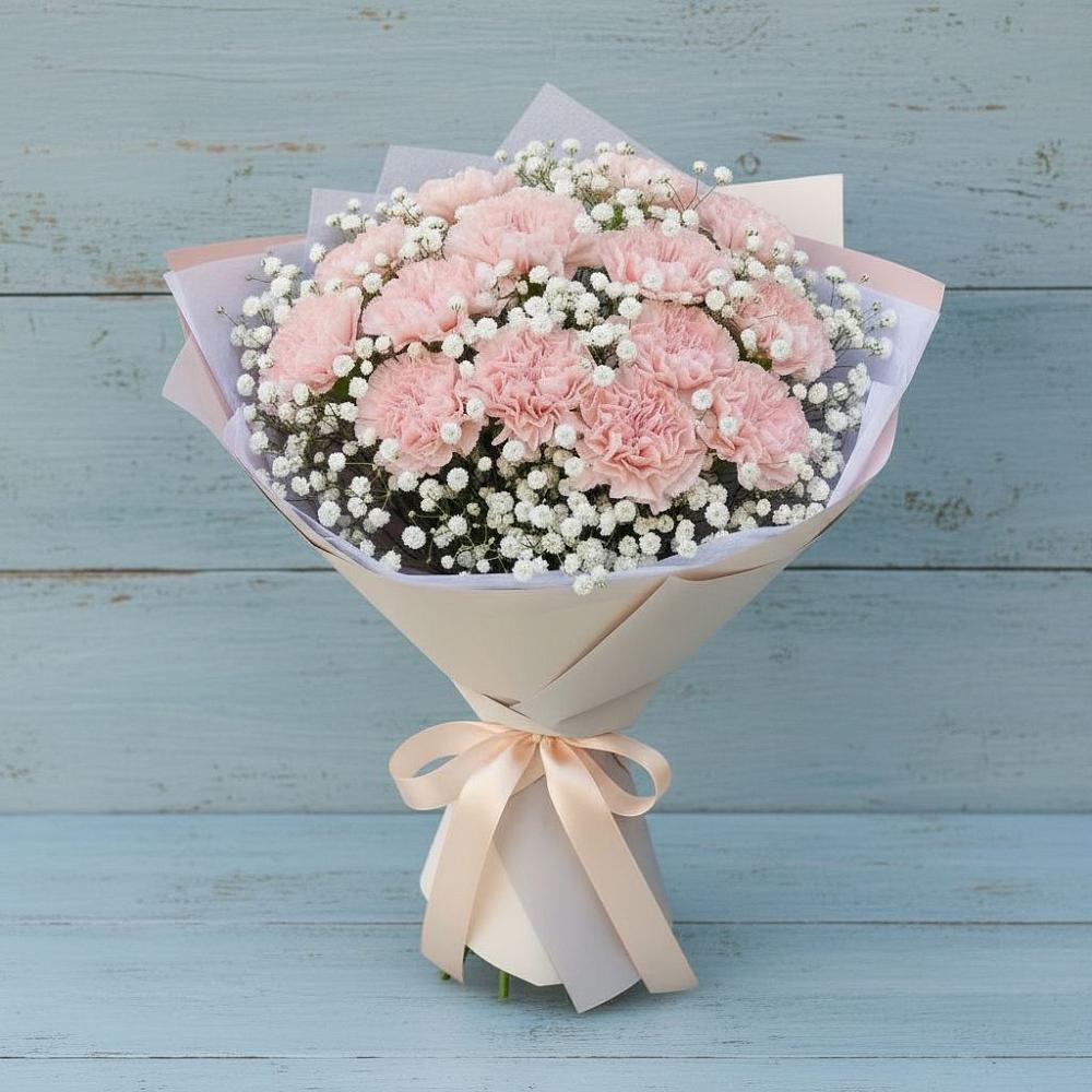 Букет цветов из: Гвоздики в Саввино