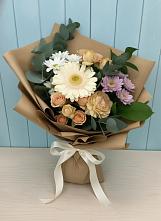 Букет цветов из:  Герберы и Хризантемы #REPLACE_PRED# Саввино