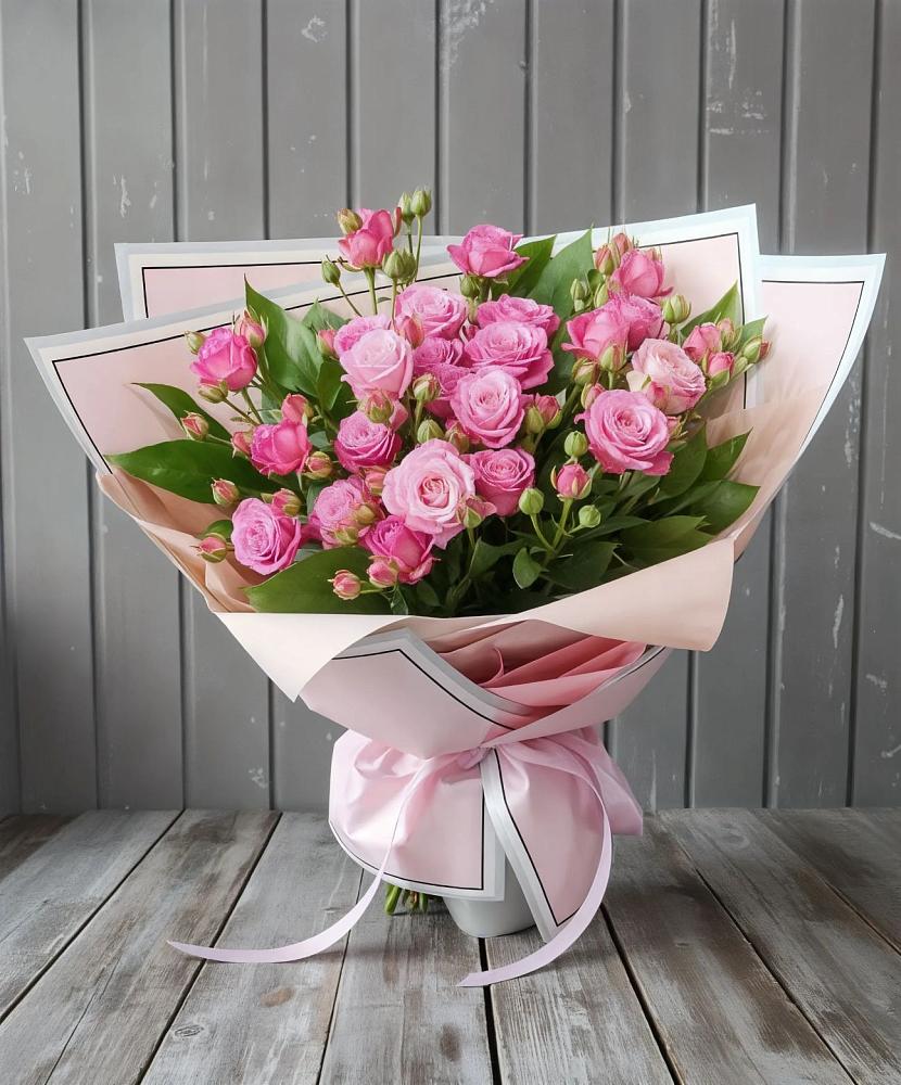 Букет Розовый кустик в Саввино