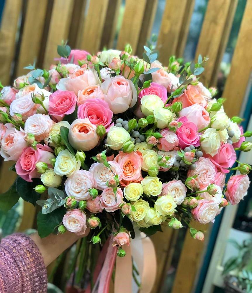 Букет цветов из: Розы в Саввино