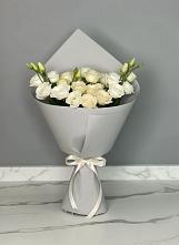 Букет цветов из:  Розы и Лизиантусы #REPLACE_PRED# Саввино